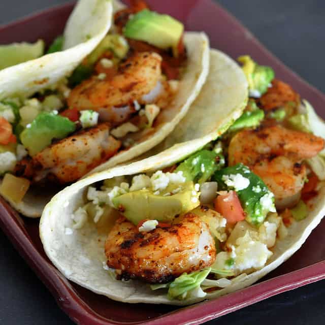 Grilled Shrimp Taco with BBQ Spice Rub Recipe: Fast, Light and You Can ...