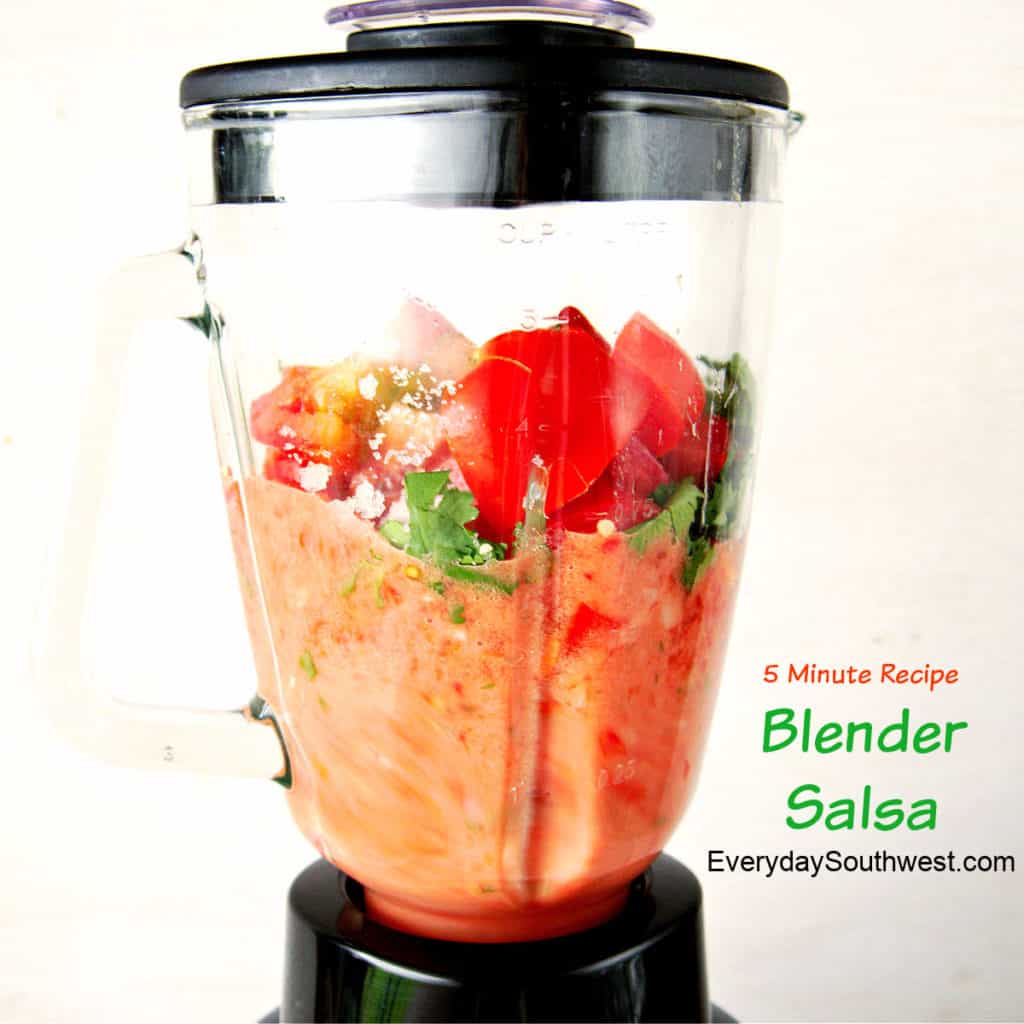 Easy Fresh Tomato Salsa in the Blender - Everyday Southwest